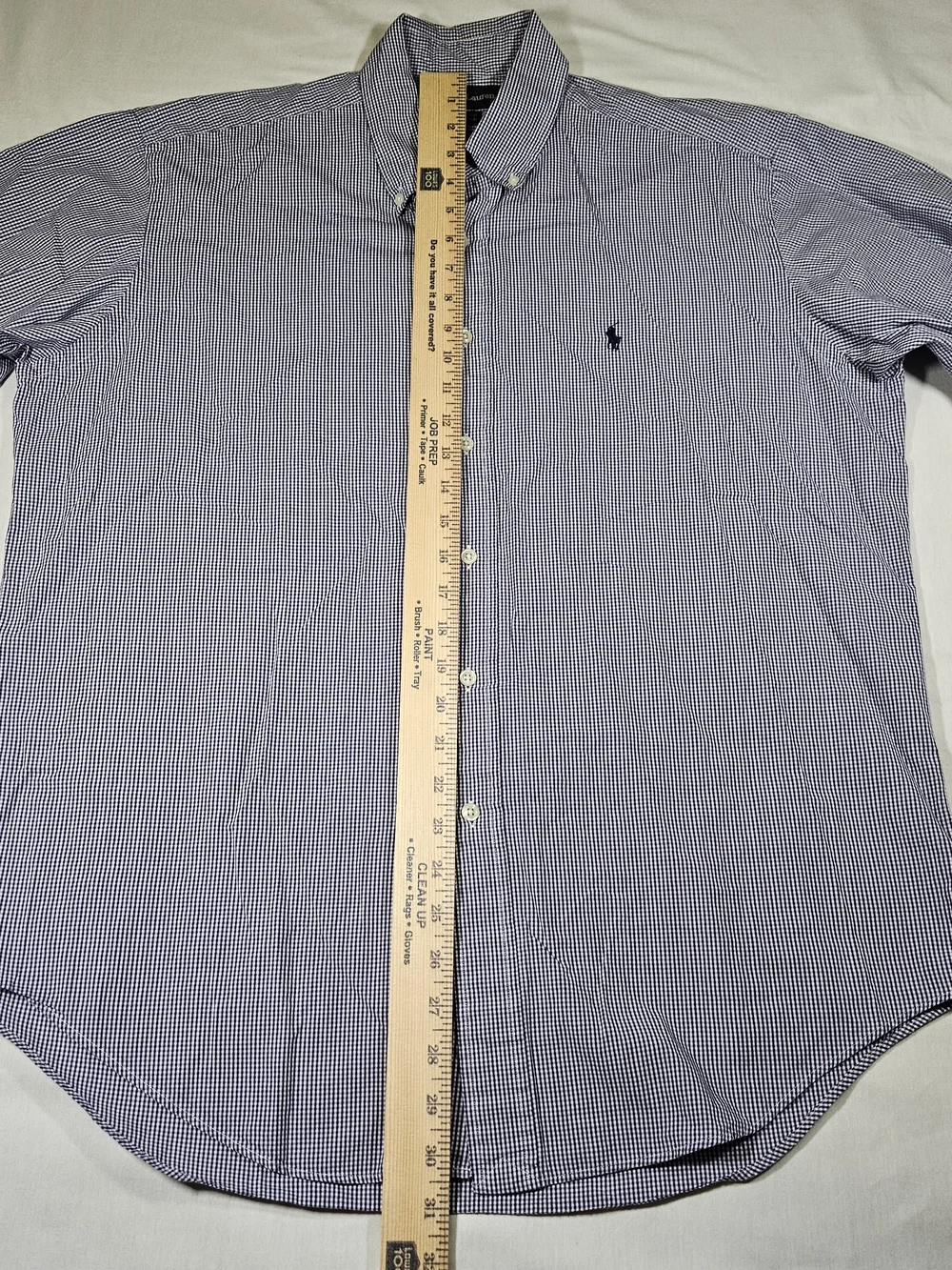 Vintage Polo Ralph Lauren Men's Yarmouth Gingham Check Shirt 16 34/35 Large